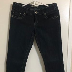 Z. Cavaricci Womens Jeans boot Cut blue Dark Wash